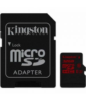 Kingston 32 GB microSDHC class 10 UHS-I U3 + SD Adapter SDCA3/32GB