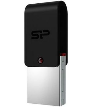 Silicon Power 8 GB Mobile X31 USB 3.0 OTG Black SP008GBUF3X31V1K