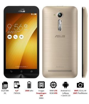 ASUS ZenFone Go ZB500KG 8GB Gold (ZB500KG-3G007WW)