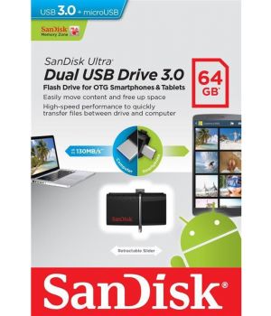 SanDisk 64 GB Ultra Dual USB 3.0 SDDD2-064G-G46