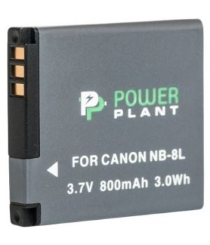 PowerPlant Aккумулятор для Canon NB-8L (800 mAh) - DV00DV1256