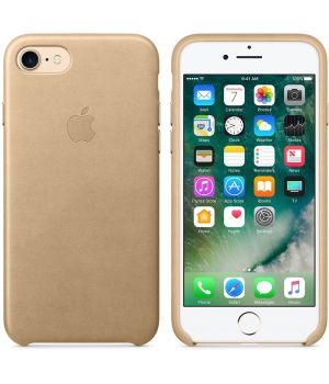 Apple iPhone 7 Leather Case Gold (High Copy)
