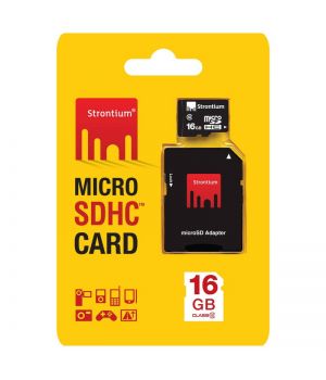 Stronium Micro SDHC card 16G class 10 + adapter
