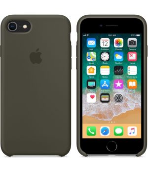 Apple iPhone 7/8 Silicone Case Dark Olive (high copy)