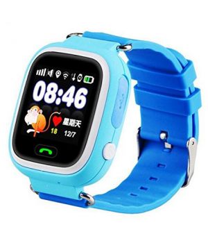 SmartWatch TD-02 (Q100) GPS-Tracking Wifi Watch Blue