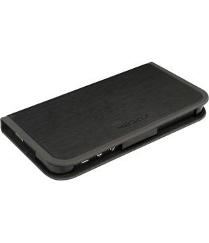 Macally Slim Folio Case and Stand Black for iPhone 5/5S/SE (SCASEB-P5)