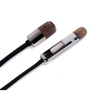 Remax USB Cable Transformer USB to Lightning/MicroUSB Black