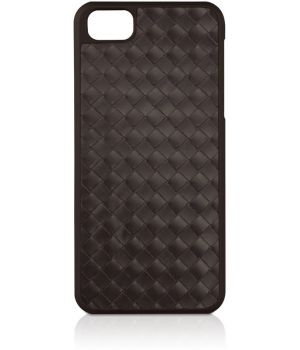 Macally Woven Snap-On Case Brown for iPhone 5/5S/SE (WEAVEBR-P5)