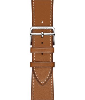 Apple Watch Hermes Leather Single Tour 42mm Fauve Barenia (MMMR2)