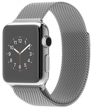 Apple Watch 42mm Series 2 Stainless Steel Case with Milanese Loop (MNPU2)