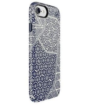 Speck iPhone 7 Almond Presidio Inked Shibori Tile Blue Mat/Marine Blue (SP-79990-5757)