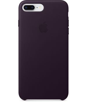 Apple iPhone 8 Plus/7 Plus Leather Case Dark Aubergine (MQHQ2)