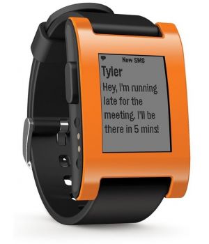 Pebble Smart Watch Orange