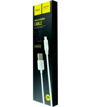 Hoco X1 Lightning Cable White (3m)