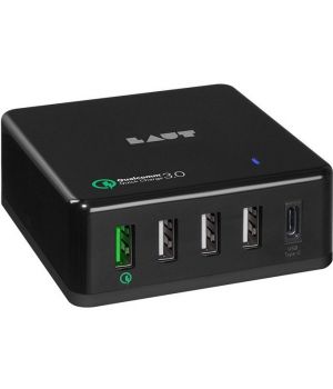 Laut Qunit-X2 USB Charger (LAUT_QX2_UK_BK)
