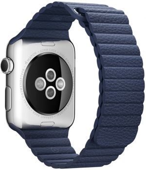 Apple Watch 42mm Leather Loop Dark Blue (high copy)