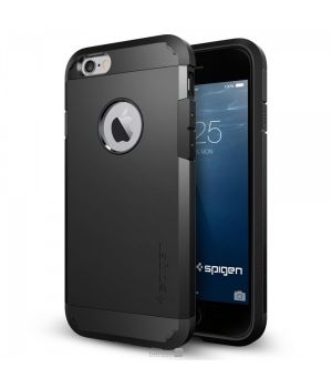 SGP (Spigen) Tough Armor Series Smooth Black for iPhone 6 (SGP10968)