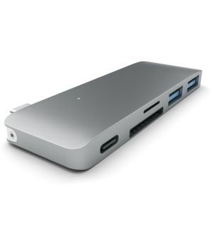 Satechi Type-C USB 3.0 Passthrough Hub Space Gray (ST-TCUPM)