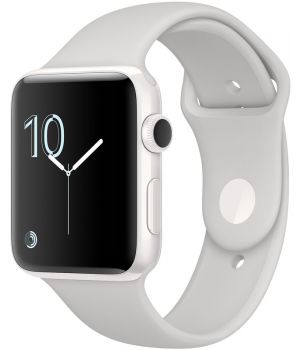 Apple Watch Edition 38mm Series 2 White Ceramic Case with Cloud Sport Band (MNPF2)