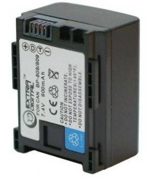 ExtraDigital Аккумулятор для Canon BP-808 Chip - BDC2415