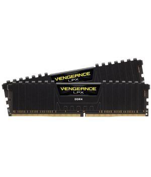 Corsair 16 GB (2x8GB) DDR4 2400 MHz Vengeance LPX Black (CMK16GX4M2A2400C16)