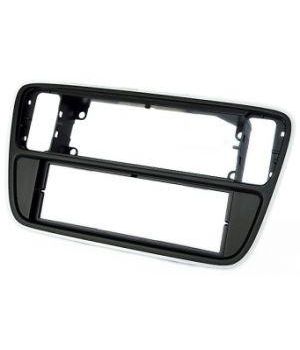 Carav Переходная рамка черного цвета 1DIN для SEAT Mii c 2012 г., SKODA Citigo с 2012