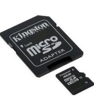 Kingston 16 GB microSDHC class 4 + SD Adapter SDC4/16GB
