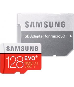 Samsung microSDXC 128GB EVO Plus Class 10 UHS-I + SD Adapter (MB-MC128DA)