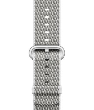 Apple Watch 38mm White Check Woven Nylon (MQVA2)