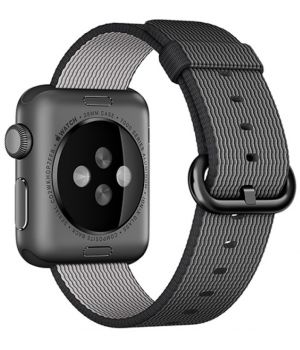 Apple Watch 38mm Woven Nylon Black (high copy)