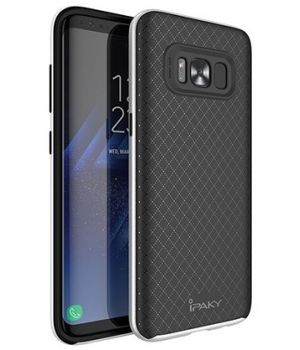 iPaky TPU+PC for Samsung G950 Galaxy S8 Black/Silver