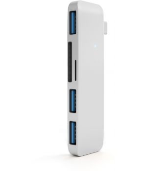 Satechi Type-C USB 3.0 3-in-1 Combo Hub Silver (ST-TCUHS)
