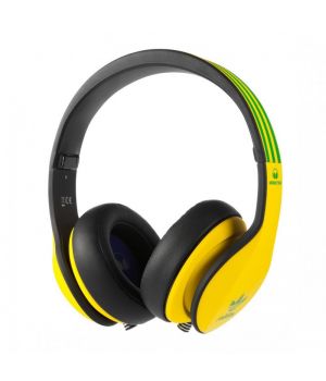 Monster Adidas Originals Limited Over-Ear Yellow and Green over Black