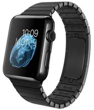 Apple Watch 42mm Space Black Case with Space Black Stainless Steel Link Bracelet (MJ482)