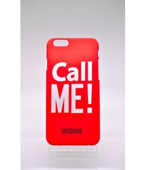 Simple Case Soft Touch Moschino Call Me Red for iPhone 6