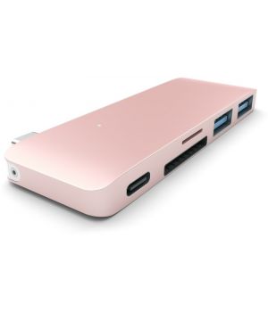 Satechi Type-C USB 3.0 Passthrough Hub Rose Gold (ST-TCUPR)