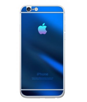 Simple Case Premium Mirror Tempered Glass Blue for iPhone 6