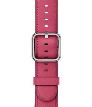 Apple Watch 42mm Pink Fuchsia Classic Buckle (MQV22)