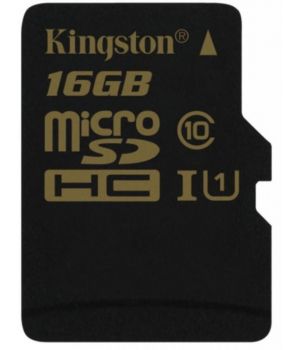 Kingston 16 GB microSDHC class 10 UHS-I SDCA10/16GBSP