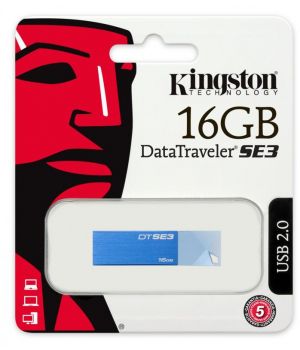 Kingston 16 GB DataTraveler SE3 Blue DTSE3B/16GB
