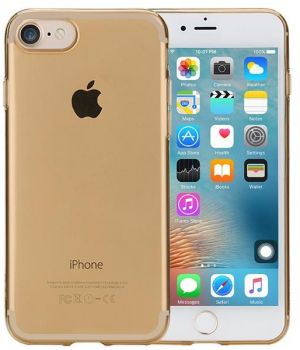 ROCK Slim Jacket iPhone 7 Transparent Gold