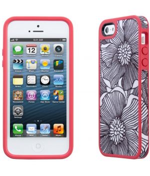 Speck FabShell FreshBloom Coral Pink/Black for iPhone 5/5S/SE (SP-SPK-A1596)