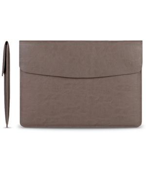 Cartinoe Leather Case Sleeve for MacBook 13 Brown