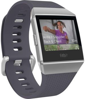 FitBit Ionic Watch Blue Gray/Silver Gray S&L (FB503WTGY)