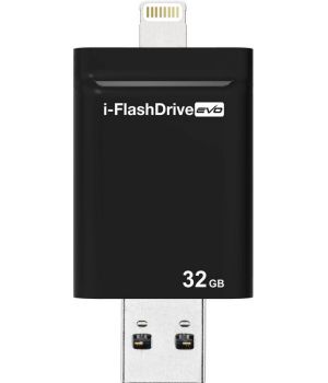 Photofast i-Flashdrive EVO Plus 32GB Black (USB-microUSB/Lightning) (IFDEVO32GB)