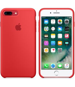 Apple iPhone 7 Plus Silicone Case Red (high copy)