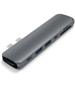 Satechi Aluminum Type-C Pro Hub Adapter Space Grey (ST-CMBPM)