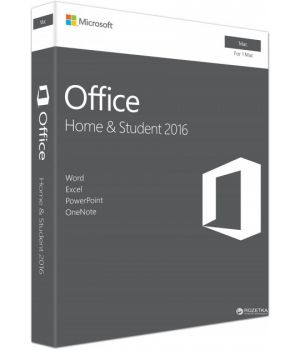 Microsoft Office Mac Home and Student 2016 English Medialess P2 (GZA-00997)