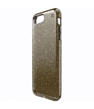 Speck Presidio Clear Glitter Onyx Black With Gold Glitter for iPhone 7 Plus (SP-79983-5637)