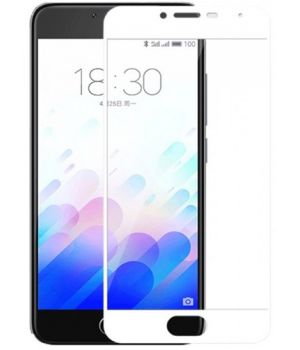 Simple Case 2D Glass for Meizu M5s White